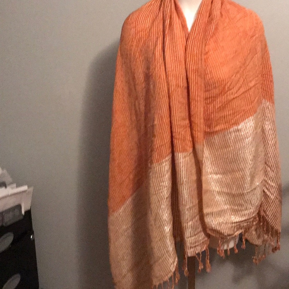 Orange boutique scarf